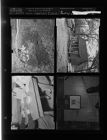 Woman killed and buried in shallow grave; Women painting; Boy Scout certificate; House (4 Negatives) (November 14, 1957) [Sleeve 29, Folder b, Box 13]